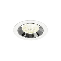 ceiling recessed luminaire NUMINOS� M suitable for VDU workstation IP20, chrome, white dimmable