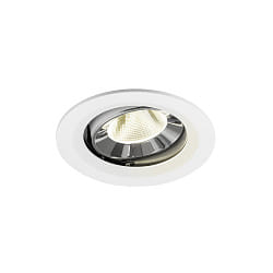 LED Deckeneinbauleuchte NUMINOS� MOVE M, 12W, IP20, schwenkbar, 20�, 4000K, 1900lm, wei�/chrom