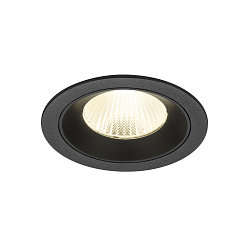 LED Deckeneinbauleuchte NUMINOS� L, rund, 17W, IP20, dimmbar, 40�, 4000K, 2700lm, schwarz