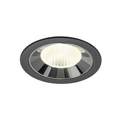 ceiling recessed luminaire NUMINOS� L suitable for VDU workstation IP20, chrome, black dimmable