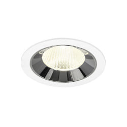 ceiling recessed luminaire NUMINOS� L suitable for VDU workstation IP20, chrome, white dimmable
