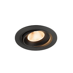 LED Deckeneinbauleuchte NUMINOS� MOVE L, rund, 17W, IP20, dimmbar, 20�, 2700K, 2400lm, schwarz