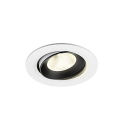ceiling recessed luminaire NUMINOS� MOVE L swivelling, suitable for VDU workstation IP20, black, white dimmable