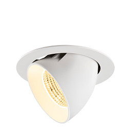 ceiling recessed luminaire NUMINOS� GIMBLE XL suitable for VDU workstation IP20, white, lacquered dimmable