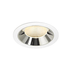 LED Deckeneinbauleuchte NUMINOS� XL, 24W, IP20, 40�, 3000K, 3600lm, wei�/chrom