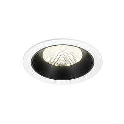 ceiling recessed luminaire NUMINOS� XL suitable for VDU workstation IP20, black, white dimmable