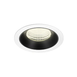 ceiling recessed luminaire NUMINOS� XL suitable for VDU workstation IP20, black, white dimmable