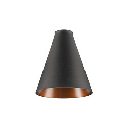 Leuchtenschirm LALU� CONE 15 MIX&MATCH, H: 17cm, E27, schwarz / bronze