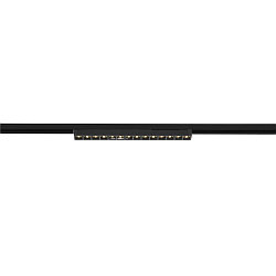 3-phase spot SIGHT EVO SINGLE square, suitable for VDU workstation IP20, black, lacquered 