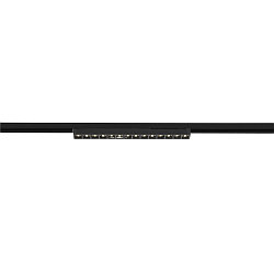 3-phase spot SIGHT EVO SINGLE square, suitable for VDU workstation IP20, black, lacquered 