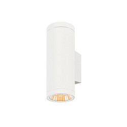 Outdoor LED-Wandleuchte HELIA PRO L UP/DOWN, IP65 IK08, H�he 30.5cm, zylindrisch, 24�, DALI dimmbar, 20W 2700K 2400lm, wei�