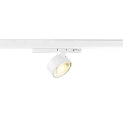 3-phase spot KALU 2.0 cylindrical, suitable for VDU workstation IP20, white, lacquered dimmable