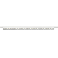 LED 3-Phasen Strahler SIGHT EVO SINGLE, 117,5cm, rechteckig, 60�, 25W, IP20, dimmbar, 4000K, 3200lm, wei� / schwarz