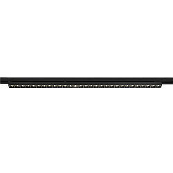LED 3-Phasen Strahler SIGHT EVO SINGLE, 117,5cm, rechteckig, 60�, 25W, IP20, dimmbar, 4000K, 3200lm, schwarz