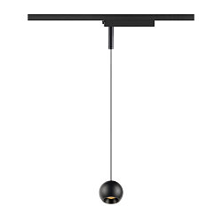 LED 1-Phasen Pendelleuchte LIGHT EYE� 2.0, rund, CRi>90, schaltbar, 11W 3000K 1200lm 30�, schwarz matt