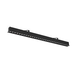 LED Deckeneinbauleuchte GLENOS� PRO, 120cm, 75�, 30W, UGR19, IP20, IP20, dimmbar, 3000K, 3650lm, schwarz