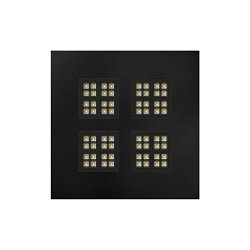 LED Panel PAVANNO 625, 45�, 18W, 3000/4000K, 2850lm, IP20, UGR19, schwarz