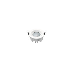 ceiling recessed luminaire DOWNLIGHT P 115 ON-OFF rigid, impact resistant, multipower, wired through IP54, white 