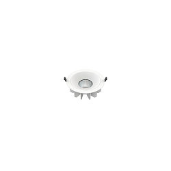 ceiling recessed luminaire DOWNLIGHT P 230 ON-OFF rigid, impact resistant, multipower, wired through IP54, white 