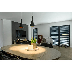 pendant luminaire LALU� SET CONE 15 IP20, black dimmable