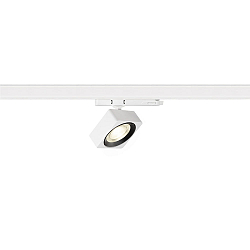 LED 3-Phasen Strahler EURO CUBE 2 M, eckig, 40°, 14W, IP20, C dimmbar, 4000K, 1700lm, weiß/schwarz