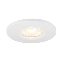 ceiling recessed luminaire UNIVERSAL DOWNLIGHT FIX with cover IP65, white dimmable