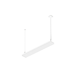 LED Pendelleuchte WORKLIGHT P LINE, 120cm, 27W, 3000/4000K, 3500/6900lm, IP20, DALI dimmbar, weiß