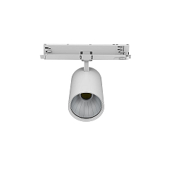 LED 3-Phasen Strahler TRACKSPOT P, 47°, 23,8cm, 12W, IP20, DALI dimmbar, 4000K, 1889/6246lm, weiß