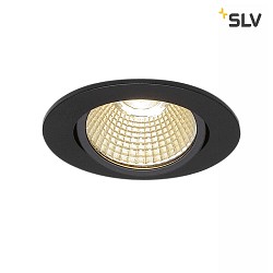 LED Ceiling recessed spot NEW TRIA 68 LED, round, 9W, COB LED, 3000K, 38°, Clip springs