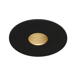 LED Einbauleuchte H-LIGHT 1 ROUND, IP20, 11W 2700K 265lm 20�, r�ckversetzt, neigbar, dimmbar, schwarz matt