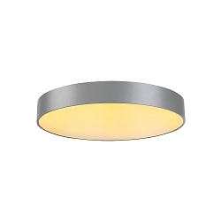 LED Decken-/Pendelleuchte MEDO 60,  60cm, 38W 3000K 4000lm 105, dimmbar 1-10V, silbergrau