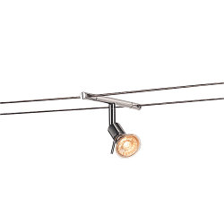SYROS, Wire luminaire for TENSEO low-voltage wire system, QR-C51, chrome