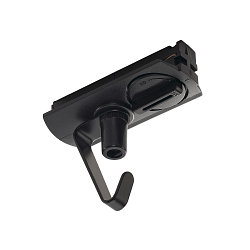 Adapter f�r 1-Phasen HV-Stromschiene, elektrisch, mit Haken, Schwarz