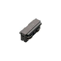 Straight coupler electrically for 3-Phase High voltage Track, black