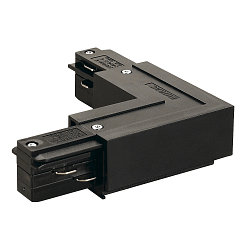L-Verbinder f�r 3-Phasen HV-Schiene, Erde innen, Eckverbinder 2, schwarz