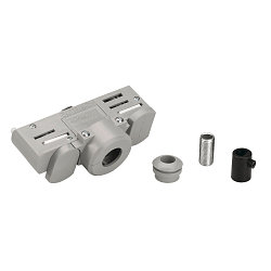 EUTRAC Pendelleuchten-Adapter f�r HV 3-Phasen Schiene, silbergrau