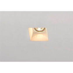 Gips-Einbauleuchte PLASTRA Downlight, GU10, eckig, wei�
