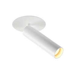 LED Einbaustrahler KARPO LED Wand-/Deckenstrahler, Rosette flach, 7,5W LED, 3000K, wei�