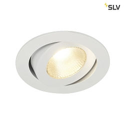 LED Recessed luminaire CONTONE ROUND Downlight, adjustable, white