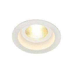 LED Einbauleuchte CONTONE ROUND Downlight, schwenkbar, wei�, IP44