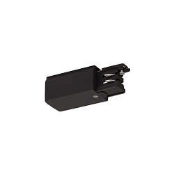 Accessories for 3-Phase surface track S-TRACK Feed-In, L-version, black