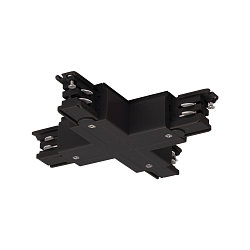 Zubeh�r f�r 3-Phasen Aufbauschiene S-TRACK ON/OFF - X-Verbinder, IP20, max. 16A, schaltbar, schwarz