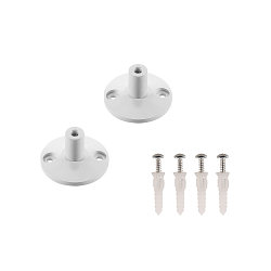 WANDHALTER, f�r TENSEO Niedervolt-Seilsystem, kurz, 2 St�ck, wei�