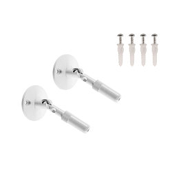 WANDHALTER, f�r TENSEO Niedervolt-Seilsystem, flexible, 2 St�ck, wei�