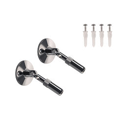 WANDHALTER, f�r TENSEO Niedervolt-Seilsystem, flexible, 2 St�ck, chrom