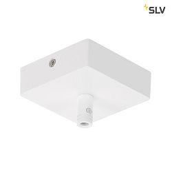 Accessories Ceiling canopy for GLENOS Pendant luminaire, 8,5x8,5x2,7cm, with strain relief, matt white