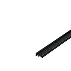 GLENOS Profi-Profil 2609-200, Aufbau-/Einbauprofil, 2m, ohne Abdeckung, schwarz matt