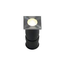 Outdoor LED Einbauleuchte POWER TRAIL-LITE, IP67 IK08, 350mA (exkl. BG), 1.4W 3000K 45lm 60�, CRi >90, schaltbar, eckig, 4.7cm