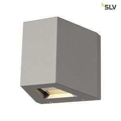 LED Outdoor luminaire OUT BEAM LED Wall luminaire, double beam, 3000K, IP44, silver grey