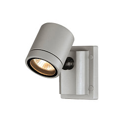 Wall luminaire NEW MYRA WALL Outdoor luminaire, GU10, max. 50W, IP55, silver grey